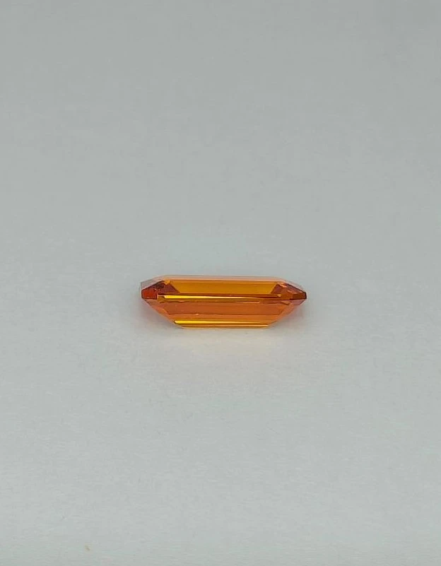 2.29 Natural Fanta Garnet Emerald Cut Faceted Loose Gemstones from Nigeria — view 3
